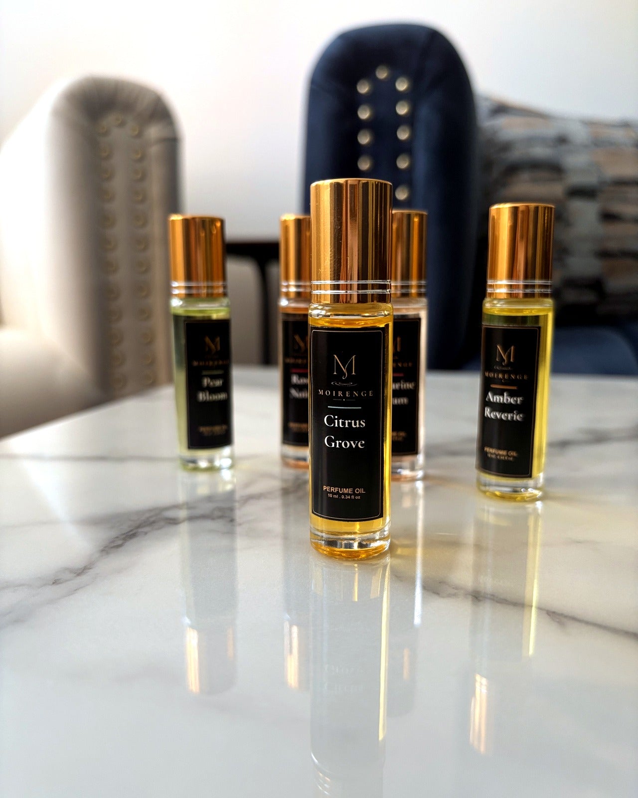 Citrus Grove alcohol-free perfume oil roll-on, hand-batched in Canada