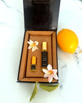 Citrus Grove alcohol-free perfume oil roll-on, hand-batched in Canada