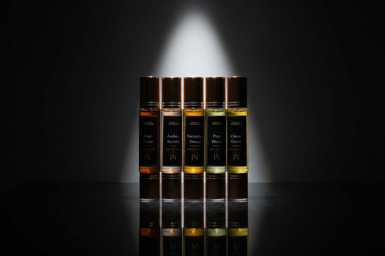 Moirenge 5 Bottles – Overhead Spotlight