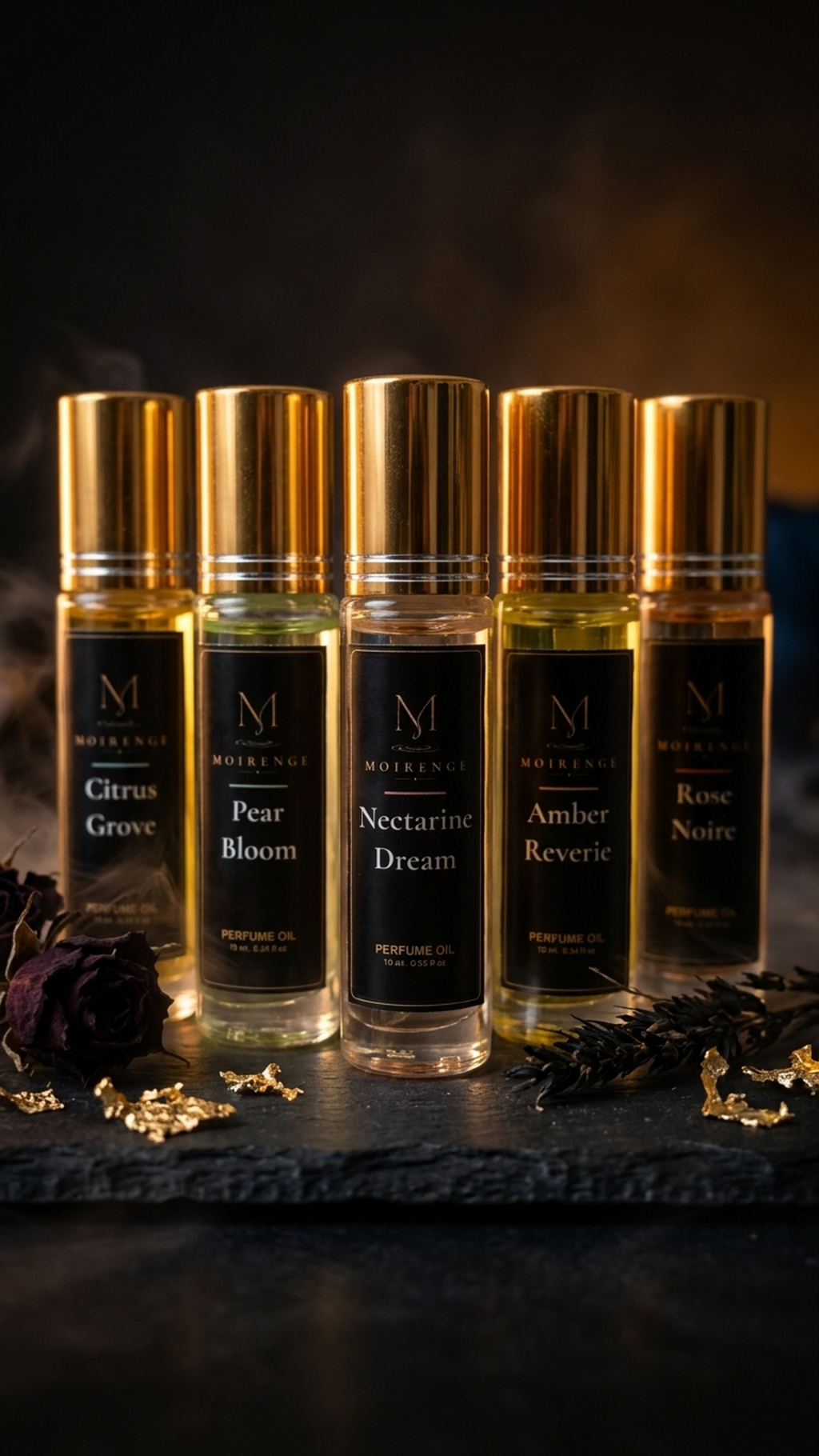 Discovery Set – All 5 Moirenge Perfume Oils | Gift Box